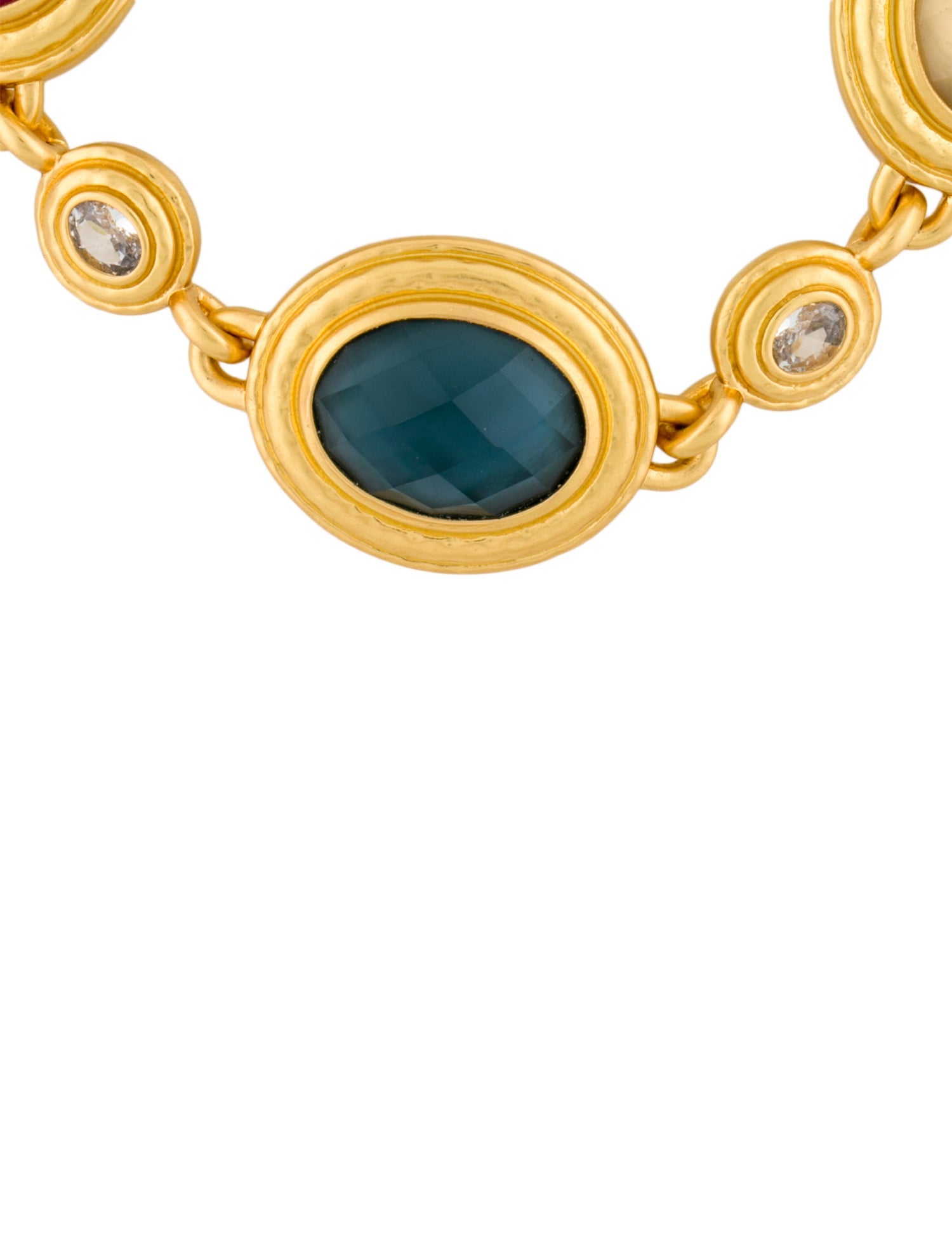 Julie Vos Crystal Link Bracelet