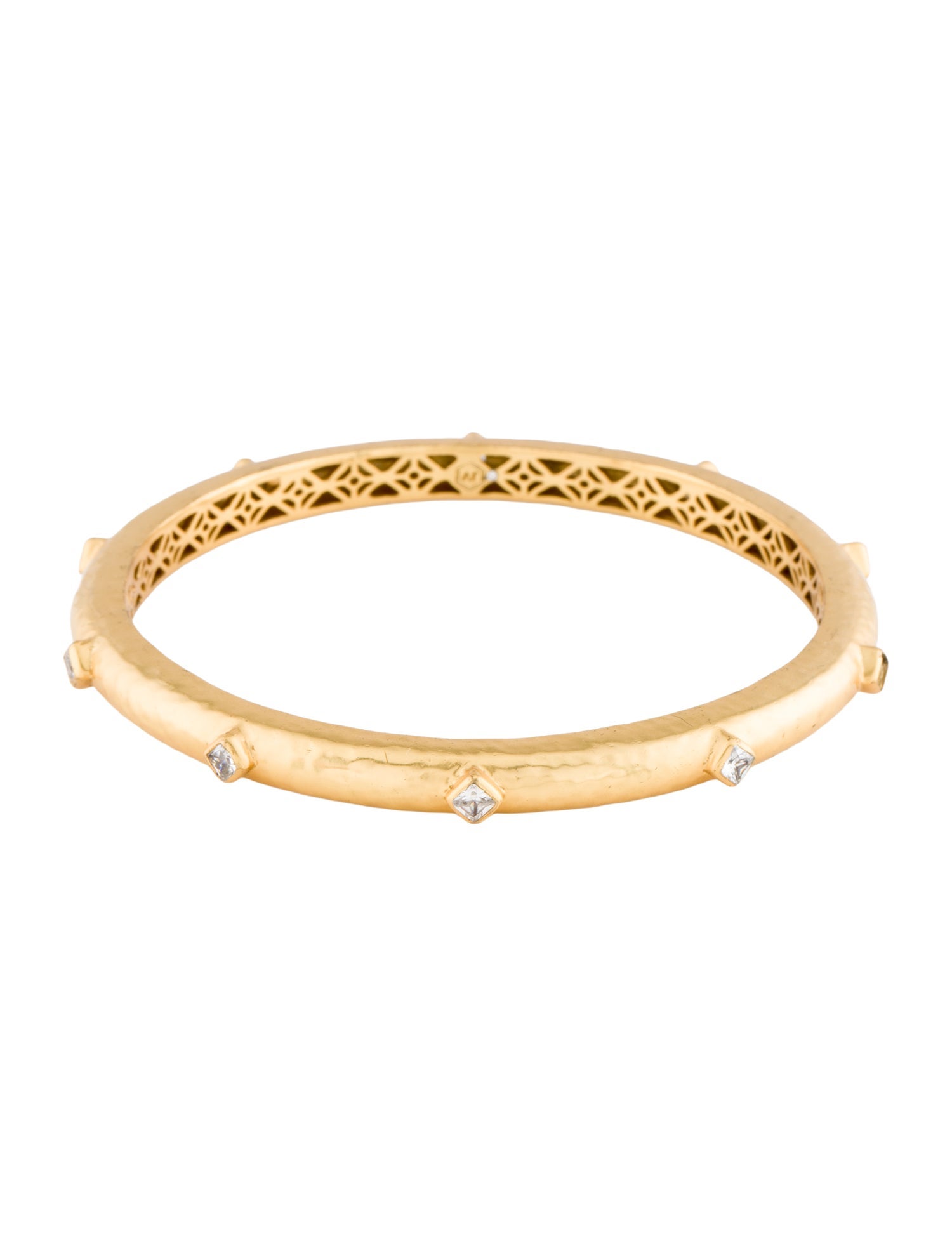 Julie Vos Crystal Bangle Bracelet