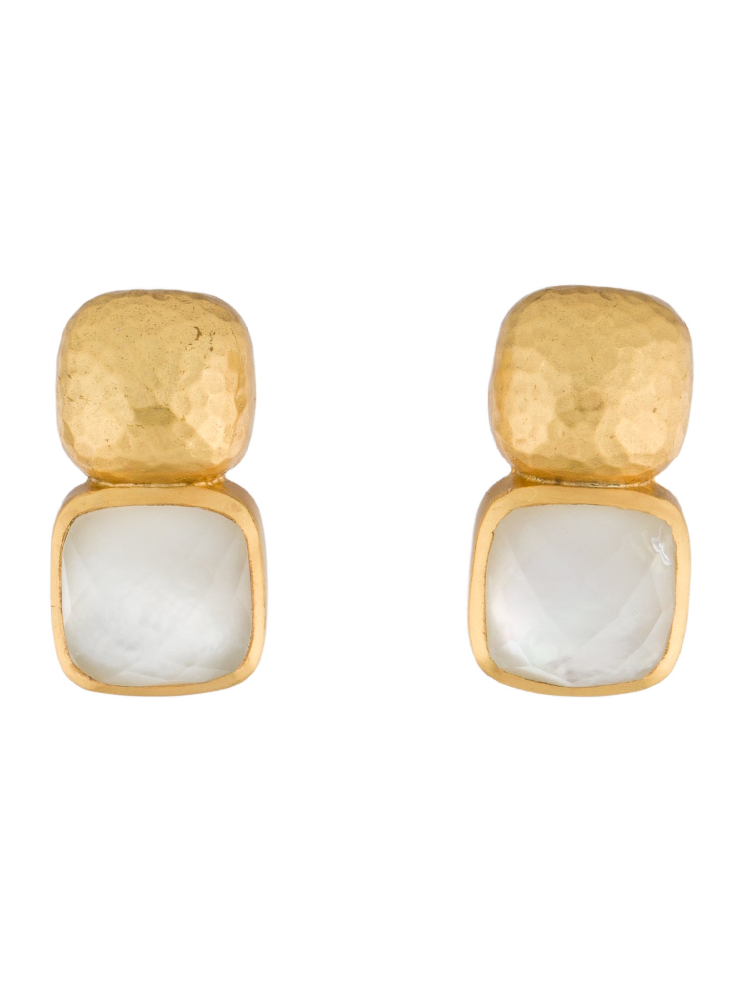 Julie Vos Mother Of Pearl Catalina Drop Earrings