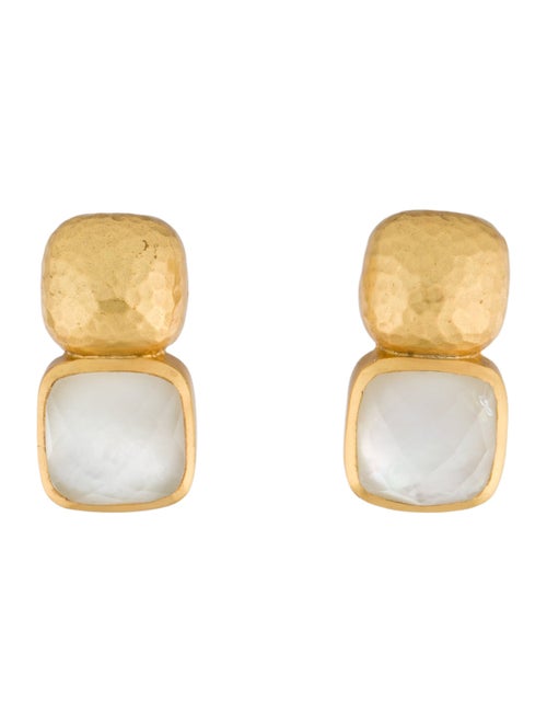 Julie Vos Mother Of Pearl Catalina Drop Earrings