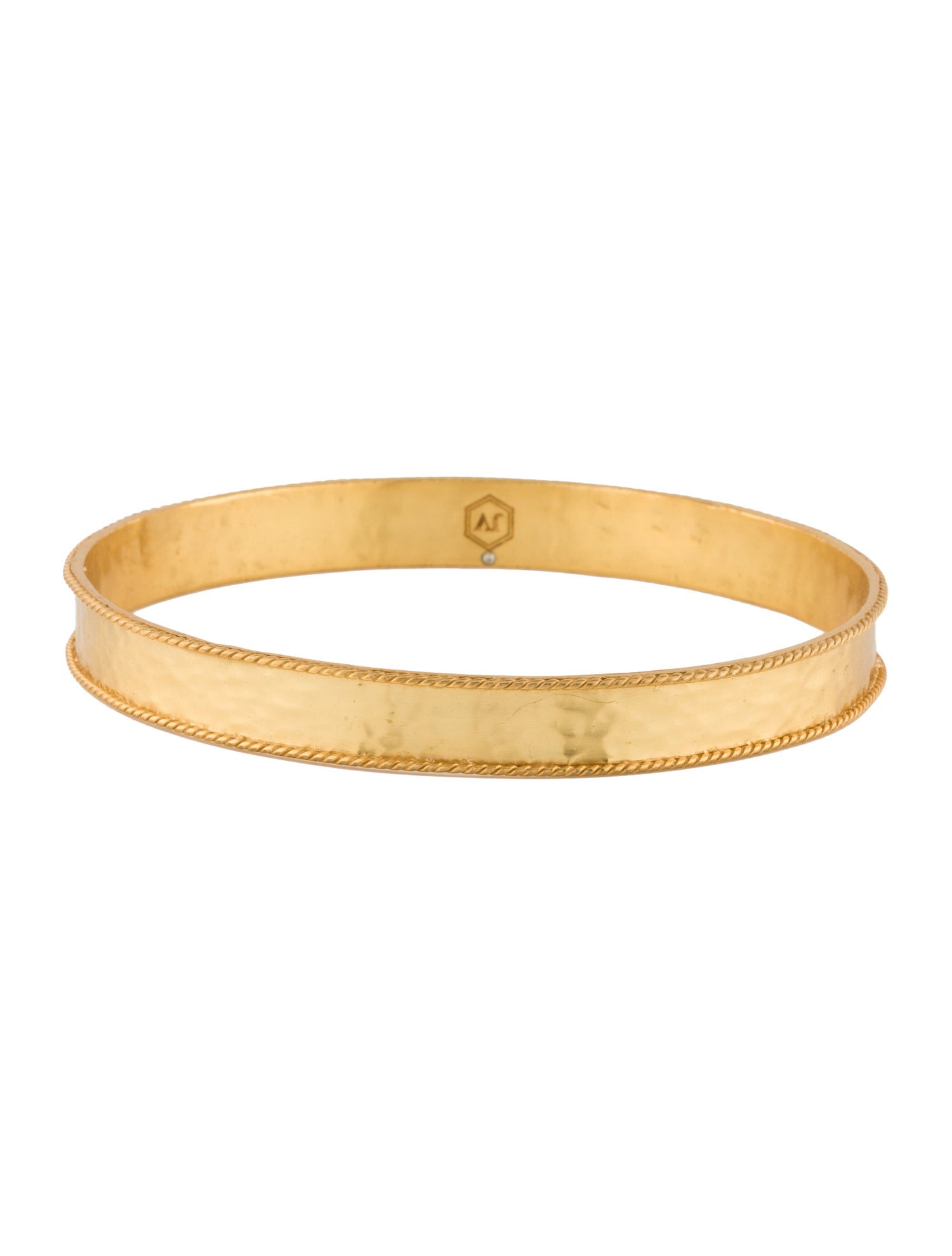 Julie Vos Crystal Savoy Bangle Bracelet