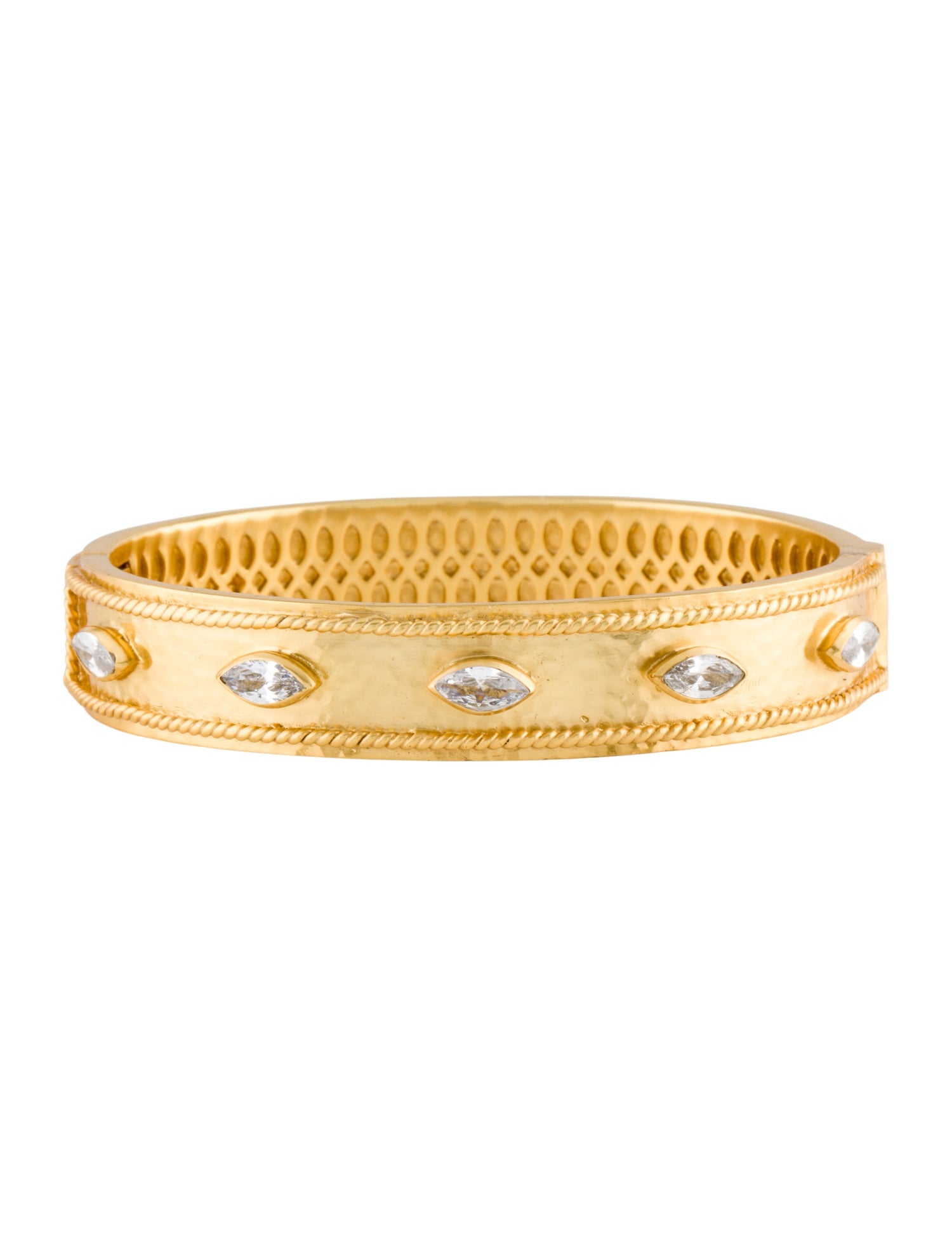 Julie Vos Monaco Hinge Bangle Bracelet