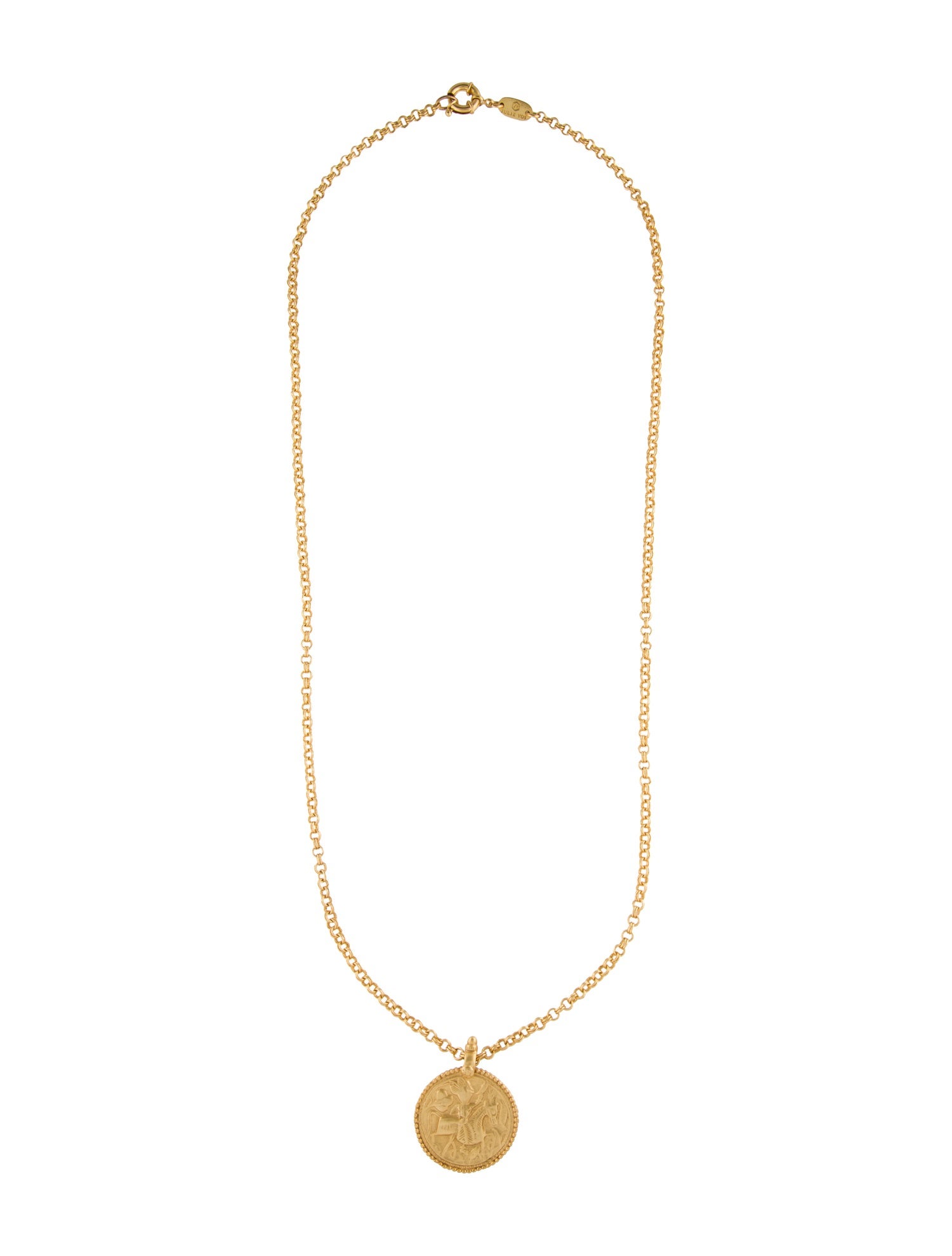 Julie Vos Coin Pendant Necklace