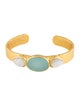 Julie Vos Glass & Stone Cuff Bracelet
