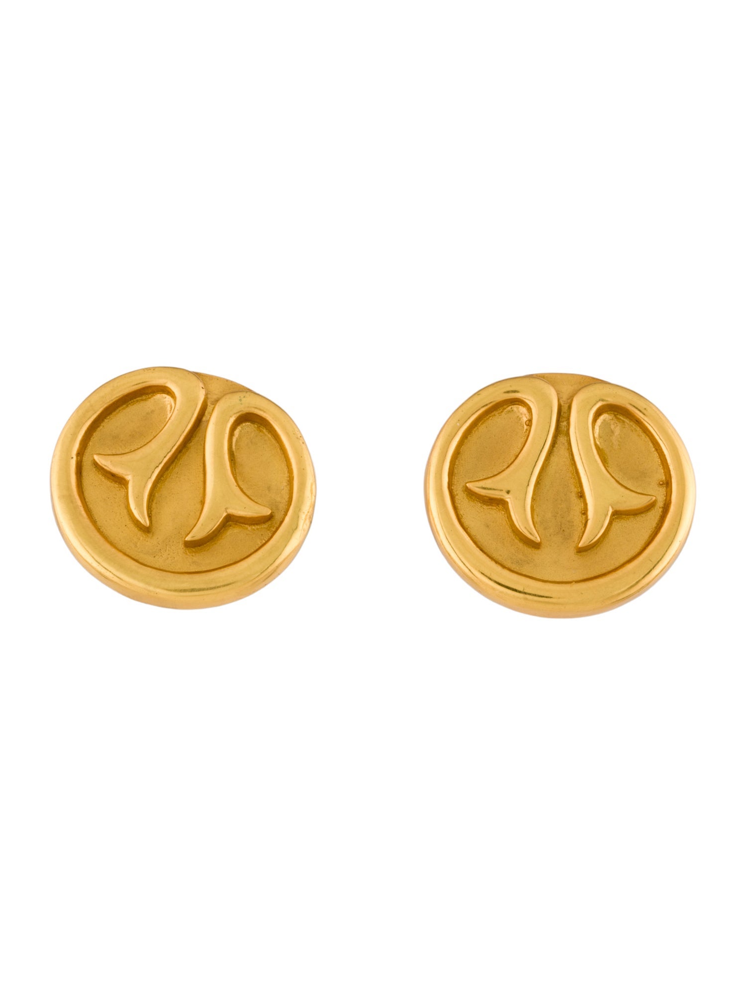 Julie Vos Logo Stud Earrings