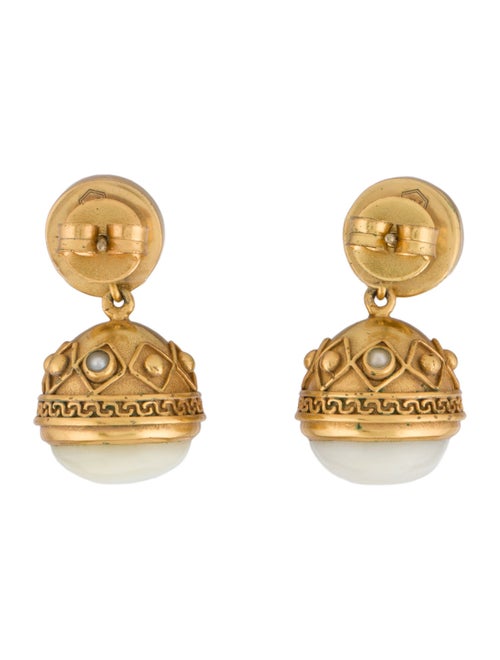 Julie Vos Pearl & Stone Drop Earrings