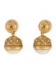 Julie Vos Pearl & Stone Drop Earrings