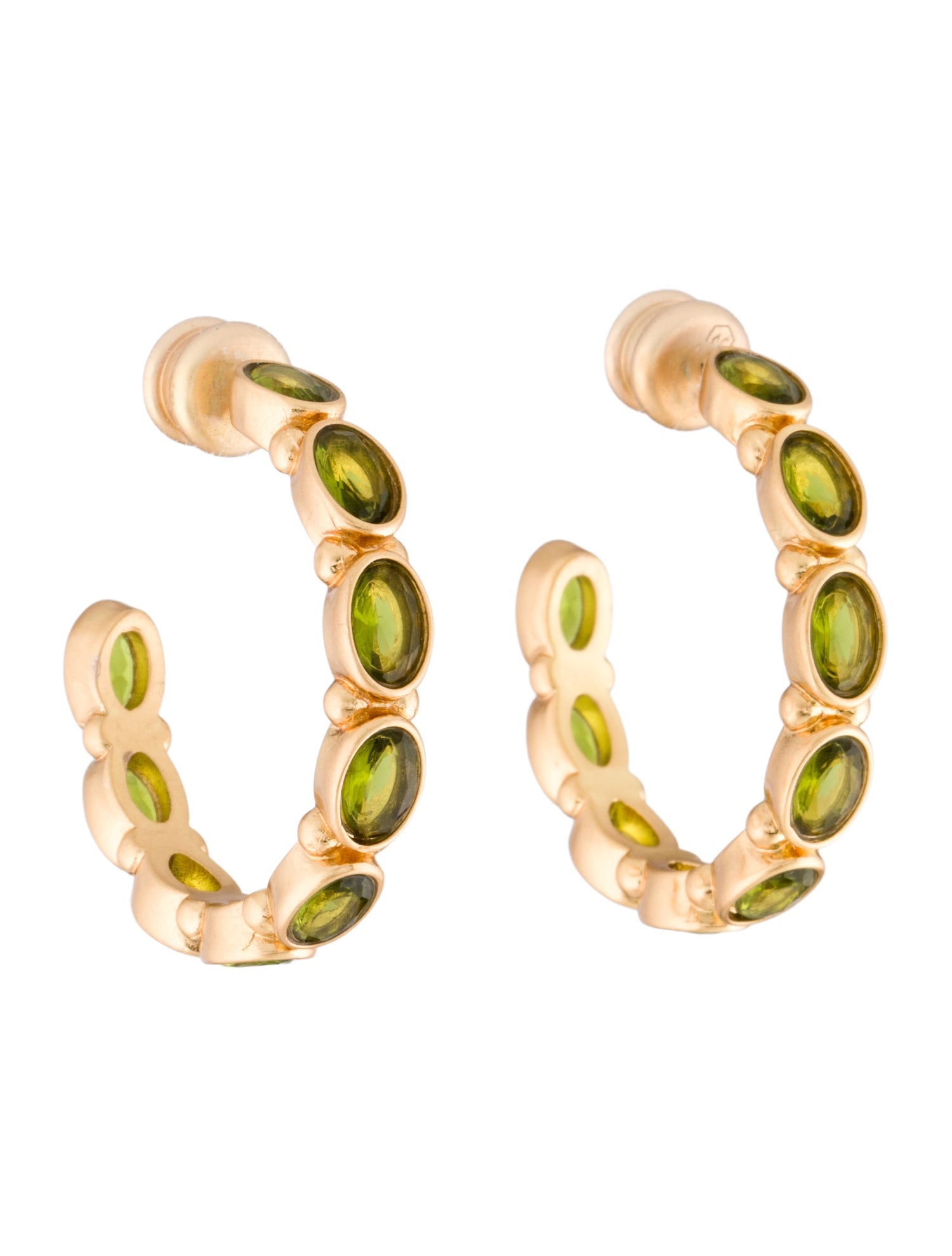 Julie Vos Crystal Mykonos Hoop Earrings