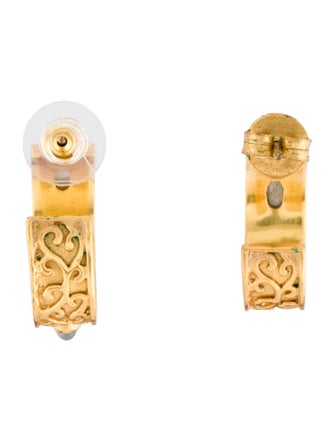 Julie Vos Crystal Hoop Earrings