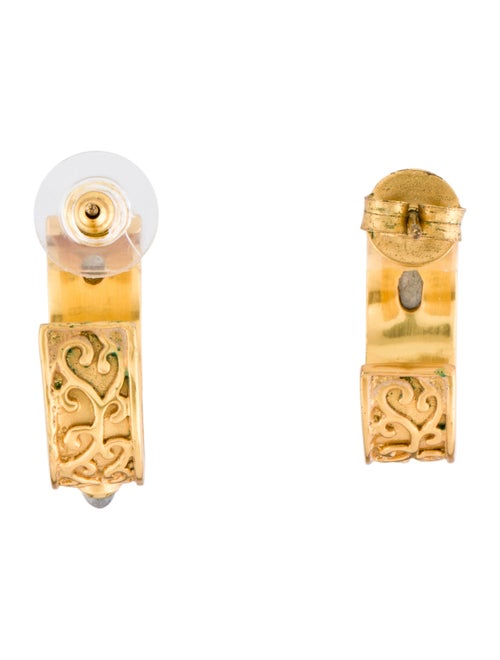 Julie Vos Crystal Hoop Earrings