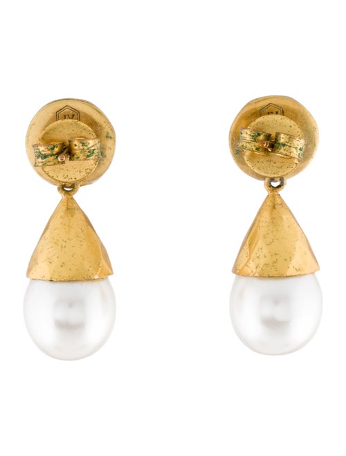 Julie Vos Faux Pearl Drop Earrings