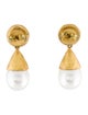 Julie Vos Faux Pearl Drop Earrings