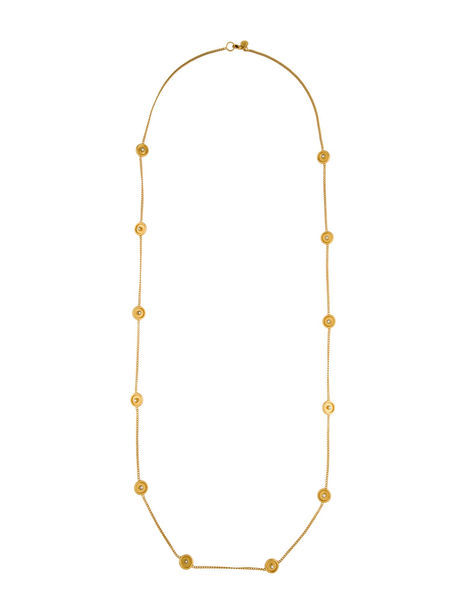 Julie Vos Pearl Station Necklace