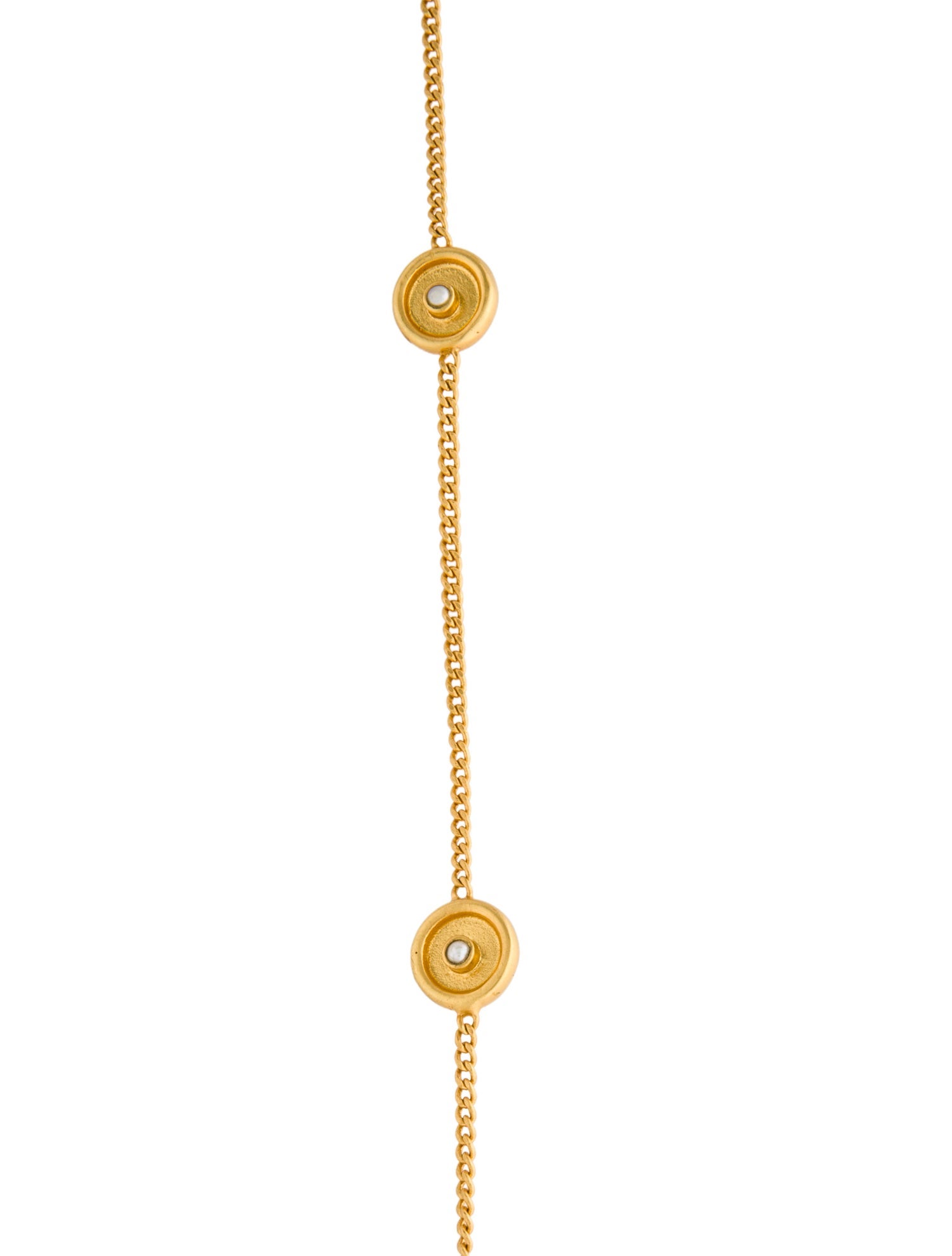 Julie Vos Pearl Station Necklace