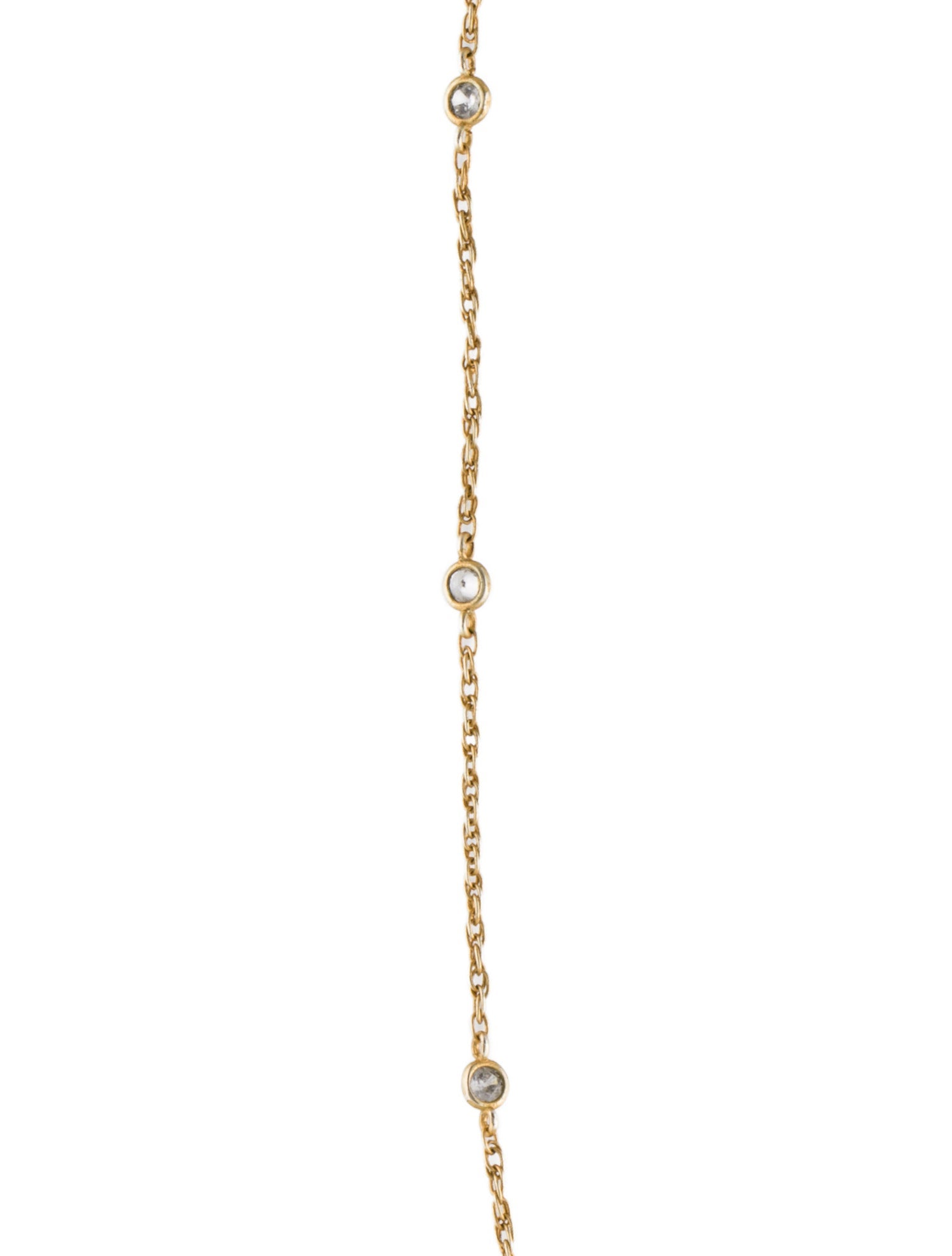 Julie Vos Cubic Zirconia Celeste Delicate Station Necklace