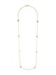 Julie Vos Mother Of Pearl Valencia Delicate Station Necklace
