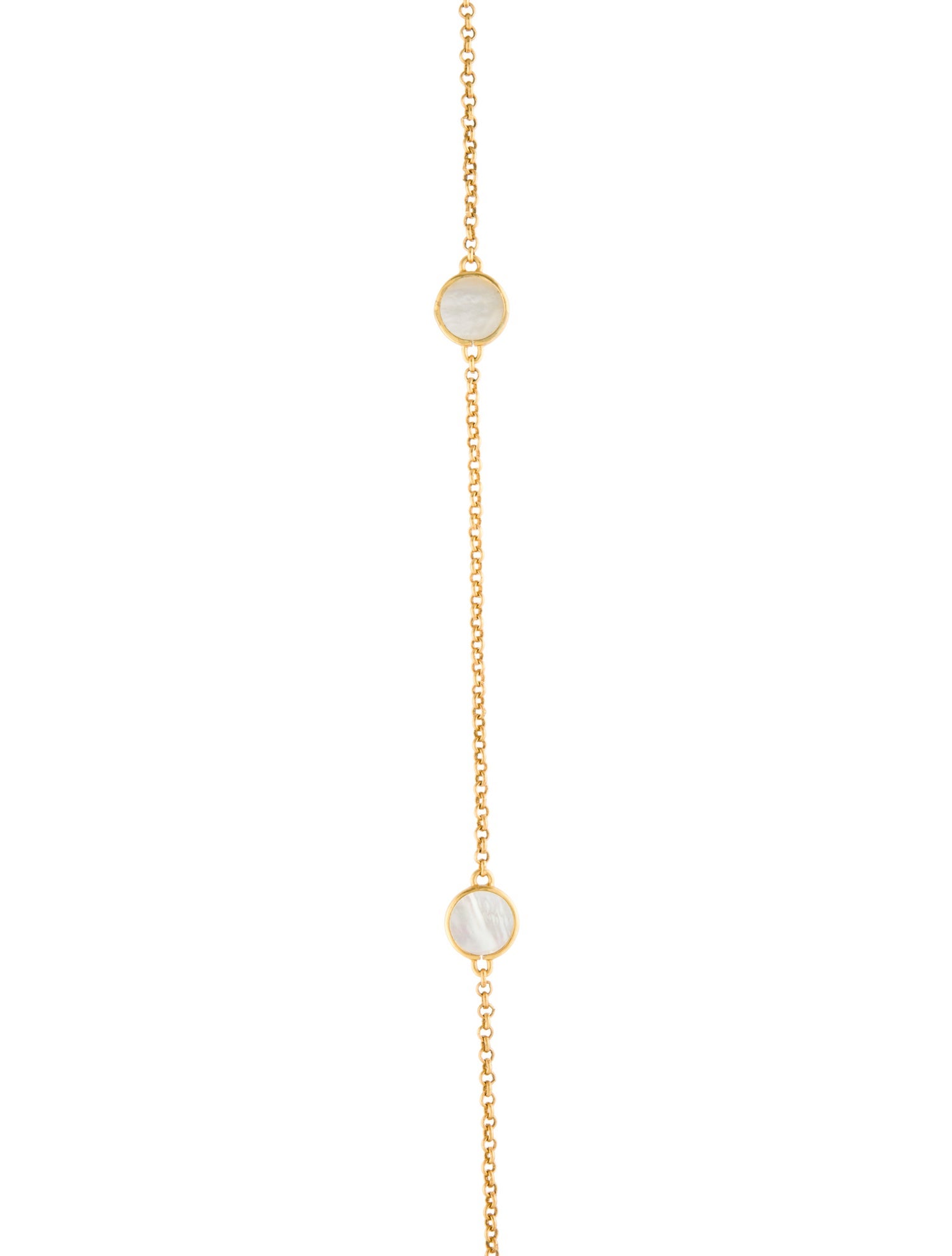 Julie Vos Mother Of Pearl Valencia Delicate Station Necklace