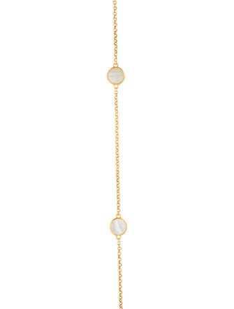 Julie Vos Mother Of Pearl Valencia Delicate Station Necklace