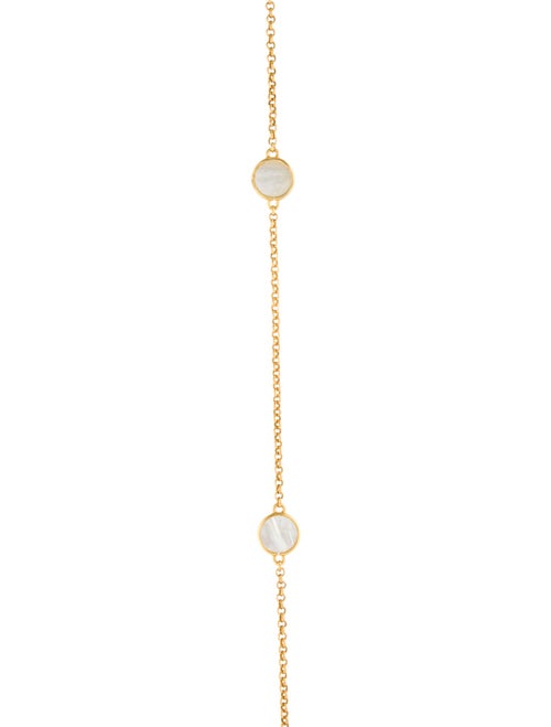 Julie Vos Mother Of Pearl Valencia Delicate Station Necklace