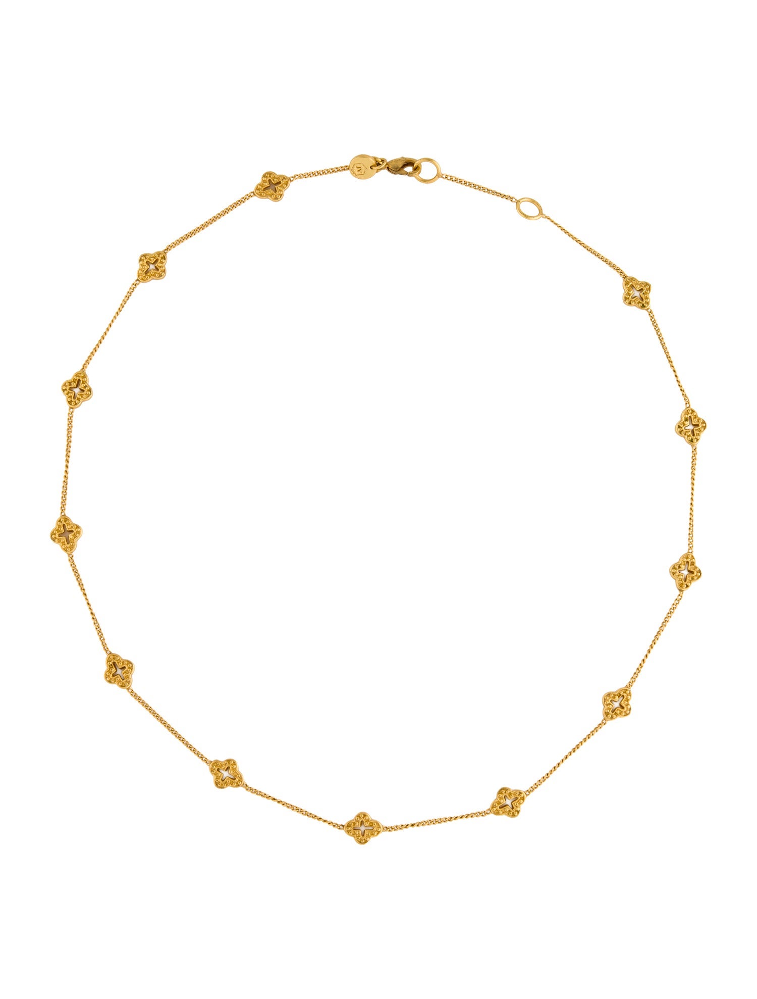 Julie Vos Florentine Demi Delicate Station Necklace