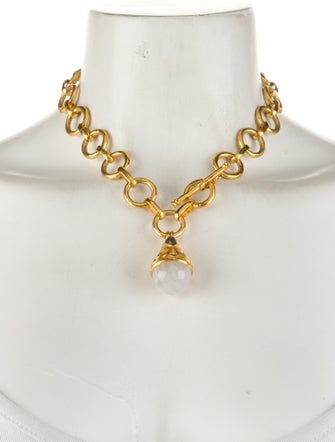 Julie Vos Stone Pendant Necklace
