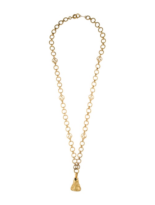 Julie Vos Long Stone Pendant Necklace