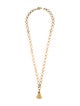 Julie Vos Long Stone Pendant Necklace