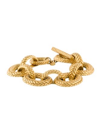 Julie Vos Carved Link Bracelet