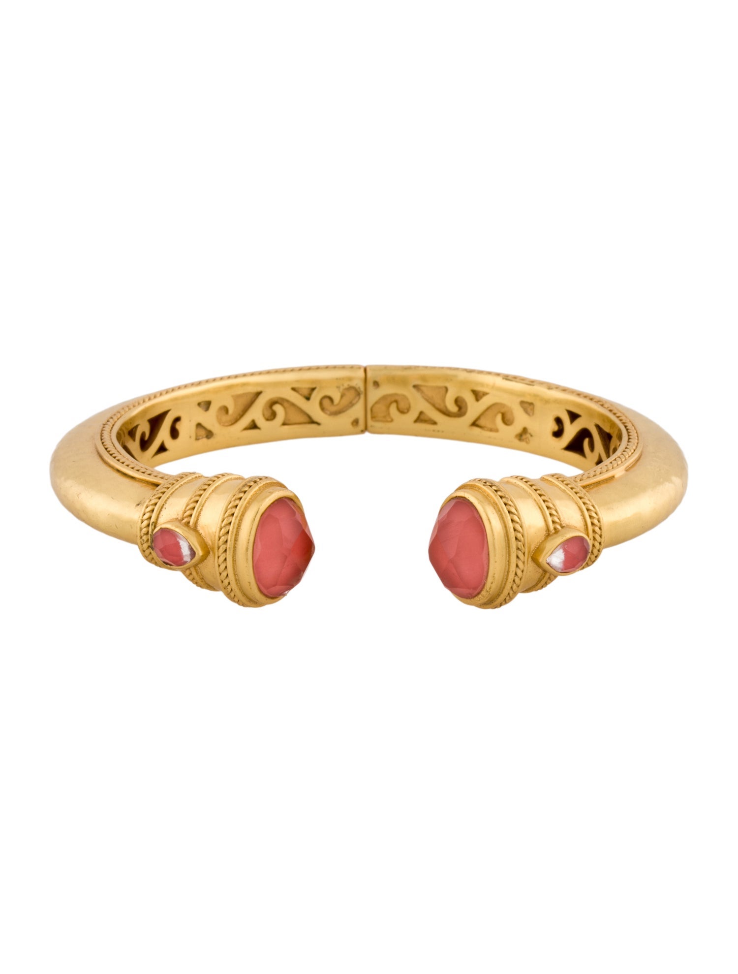 Julie Vos Crystal Cannes Demi Cuff Bracelet