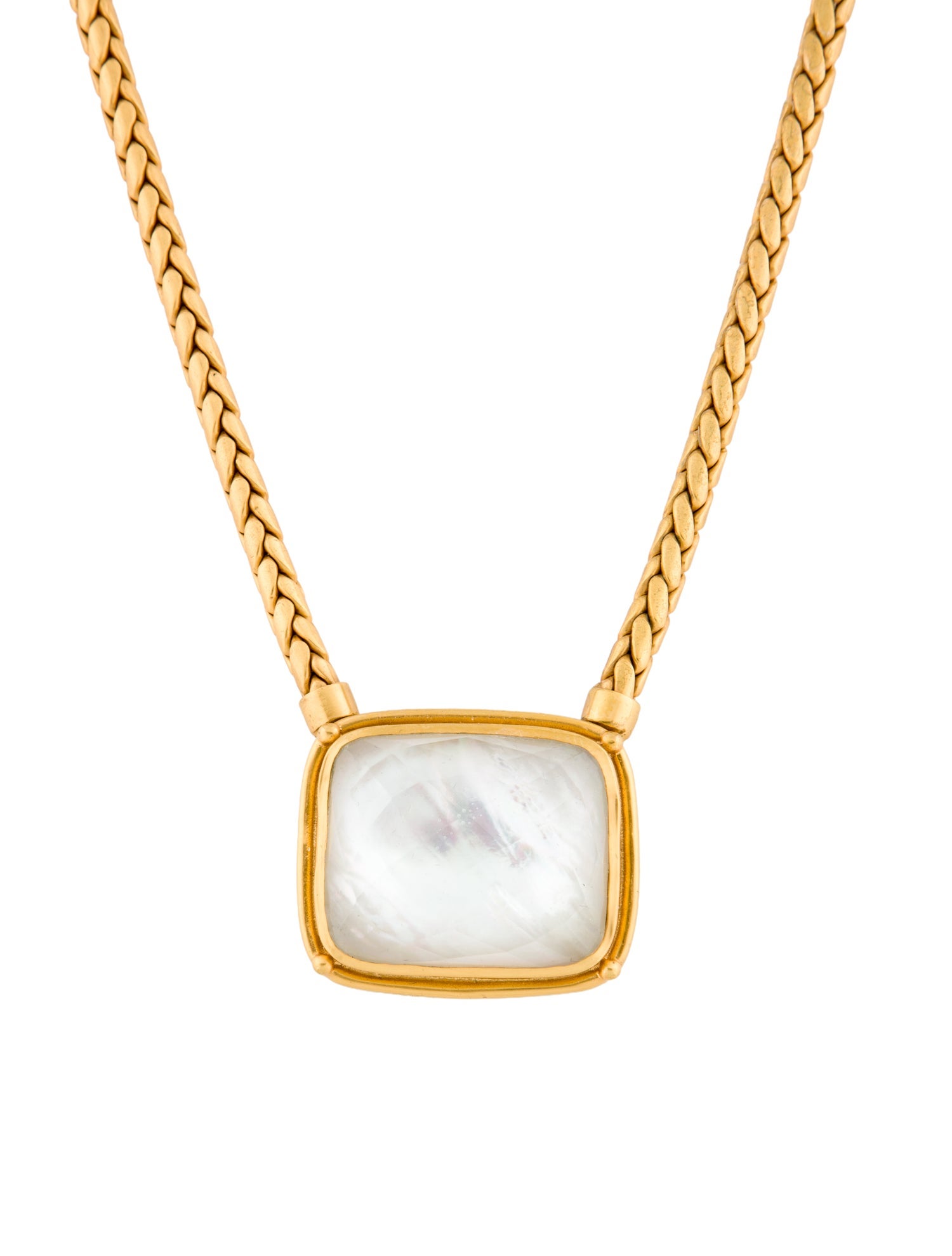 Julie Vos Crystal Pendant Necklace