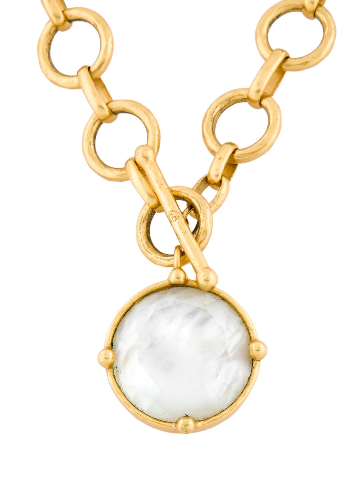Julie Vos Crystal Honeybee Pendant Necklace