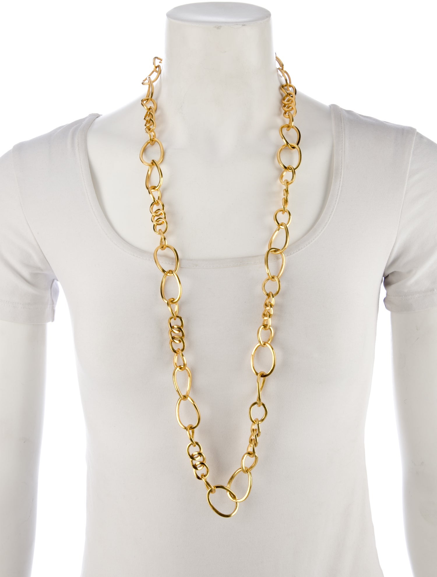 Julie Vos Link Chain Toggle Necklace