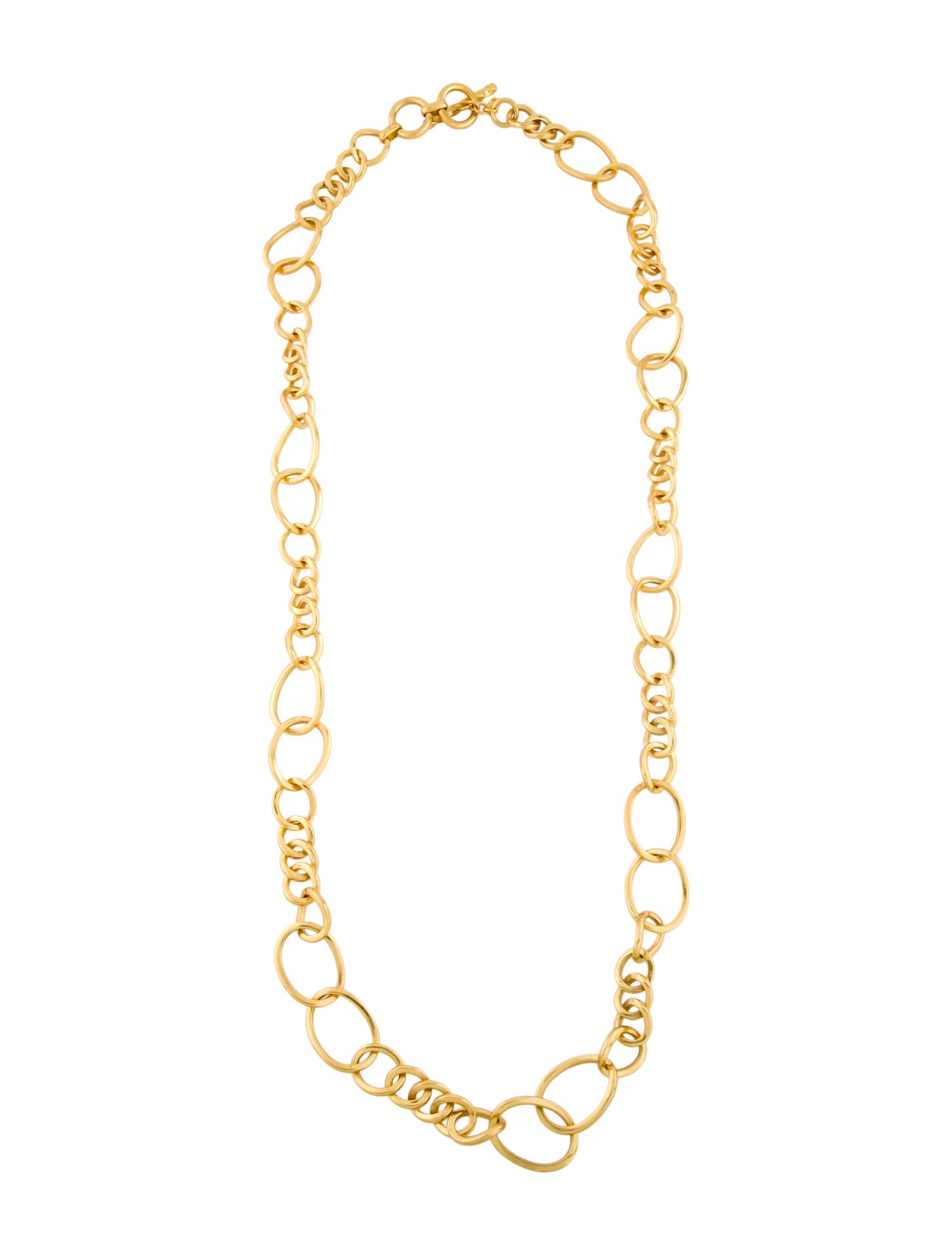 Julie Vos Link Chain Toggle Necklace