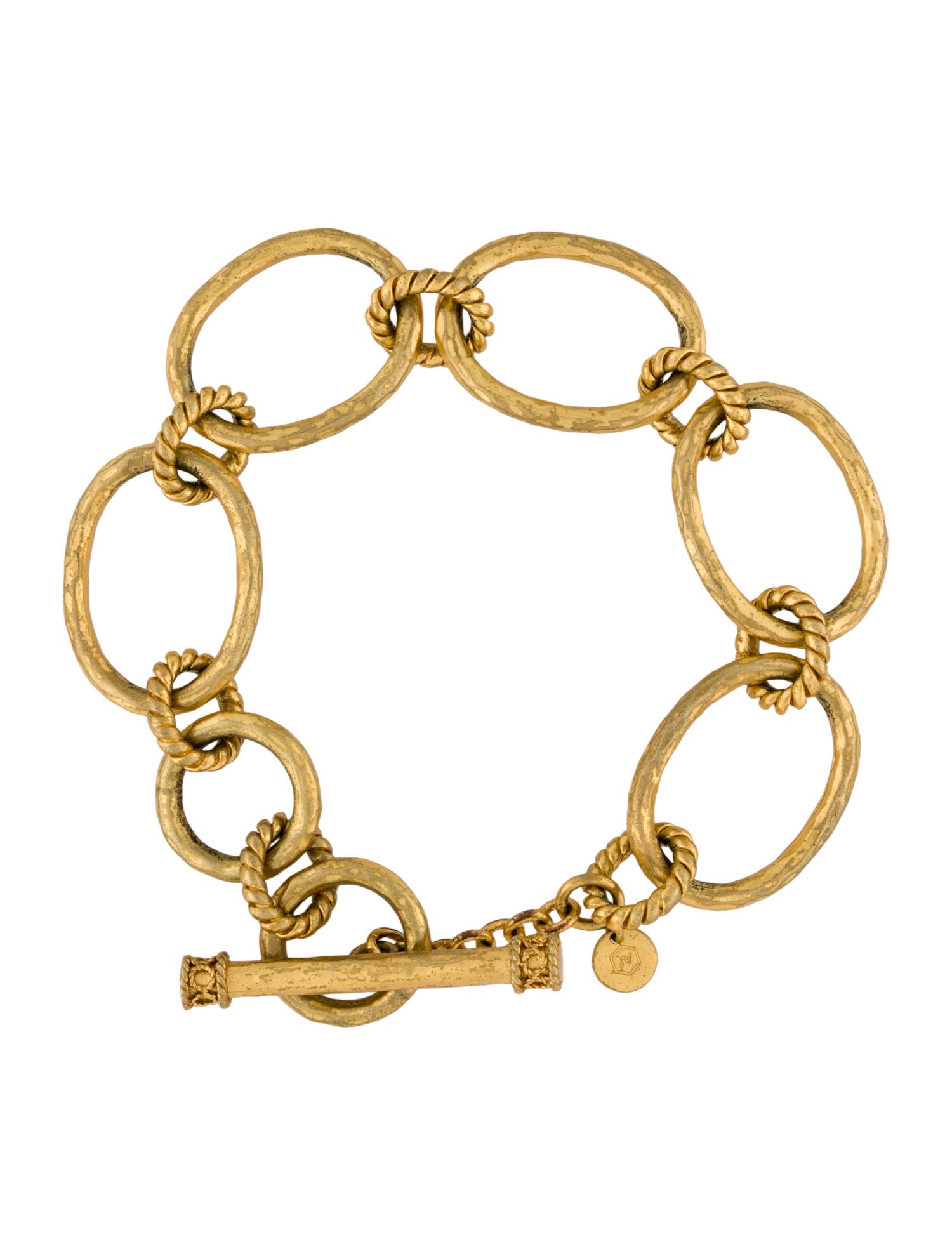 Julie Vos Crystal Rope Link Bracelet
