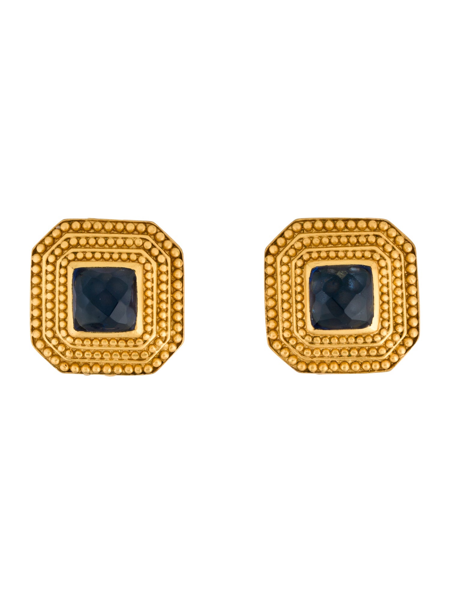Julie Vos Crystal Clip-On Earrings