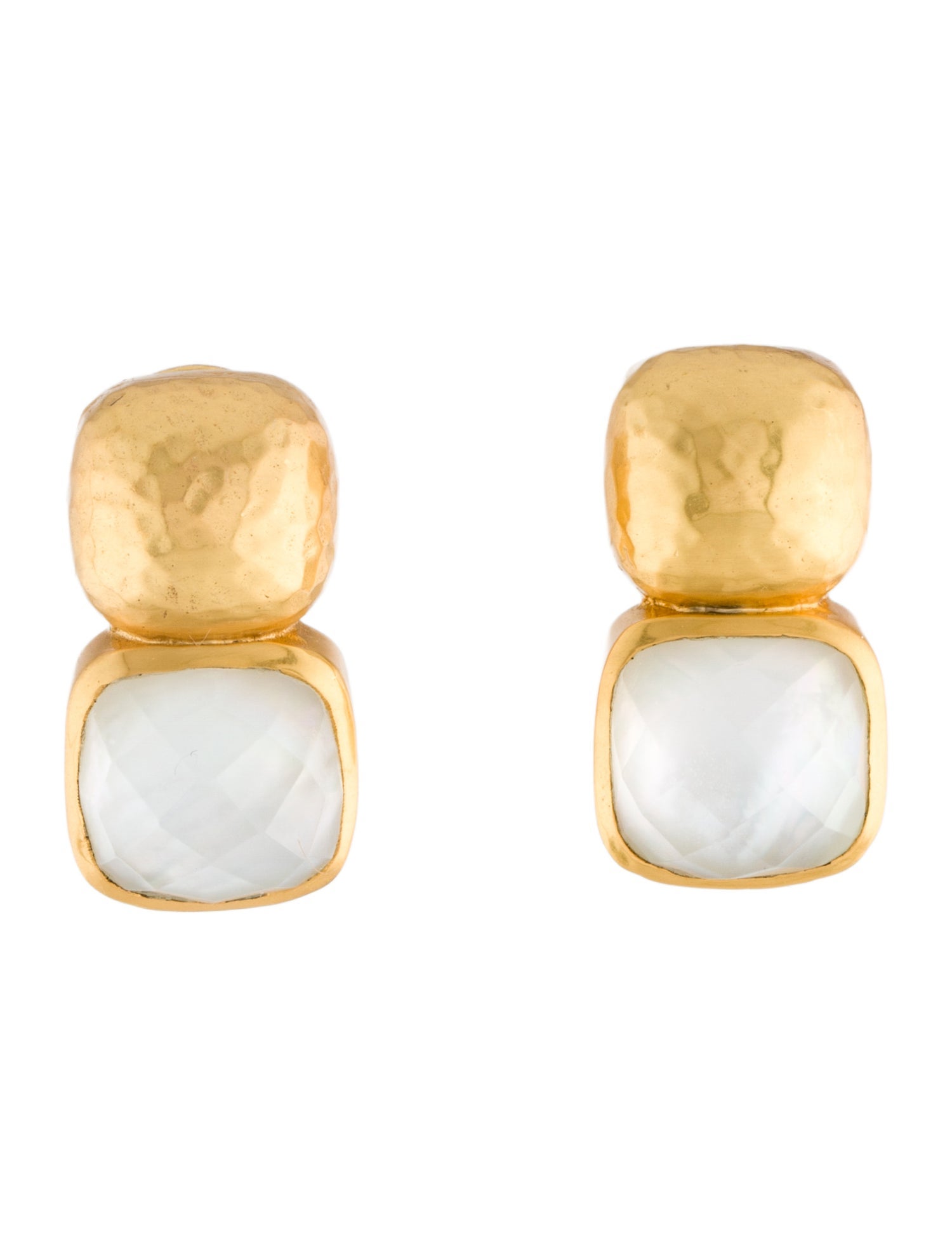 Julie Vos Mother Of Pearl Catalina Drop Earrings