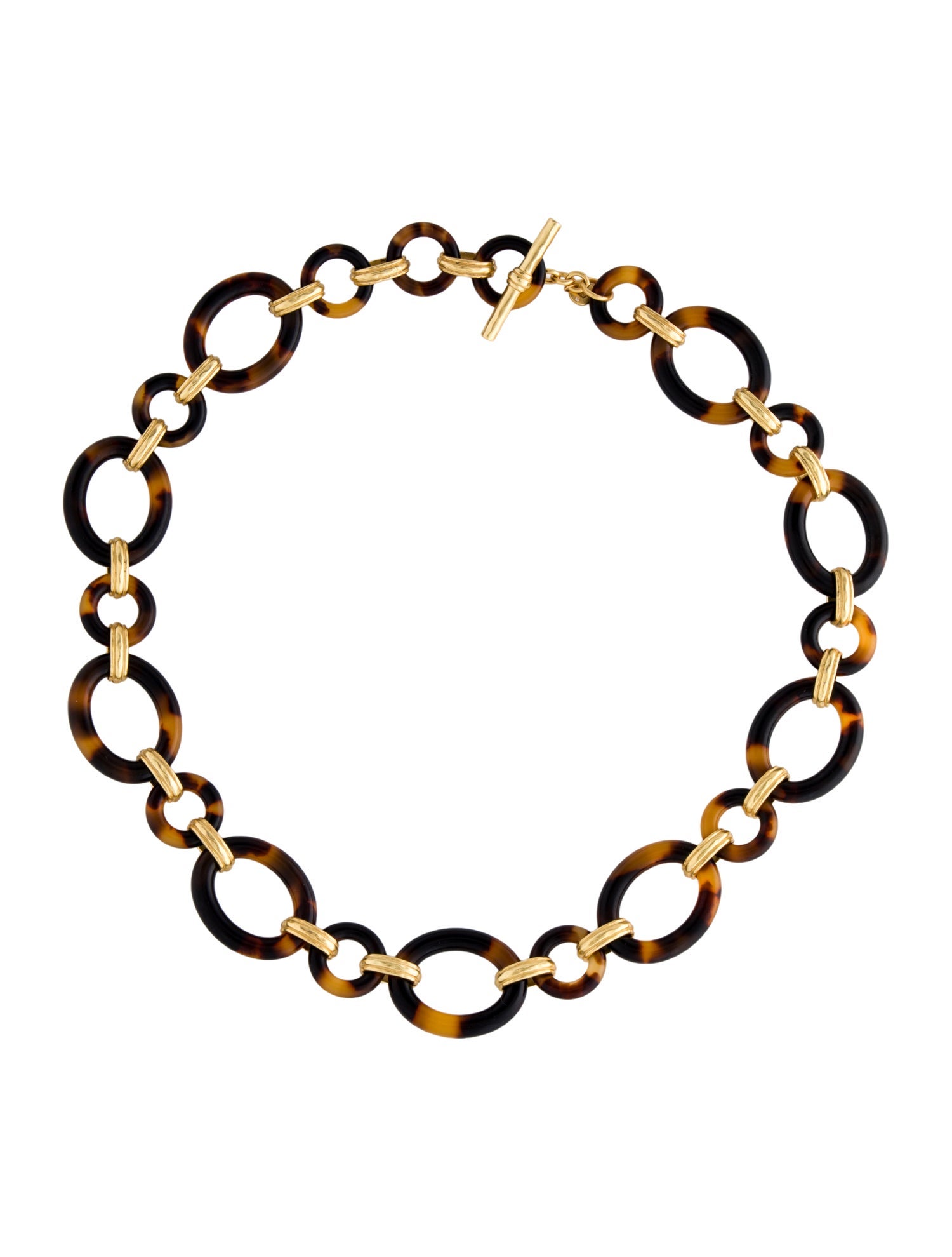 Julie Vos Tortoiseshell Madison Link Necklace