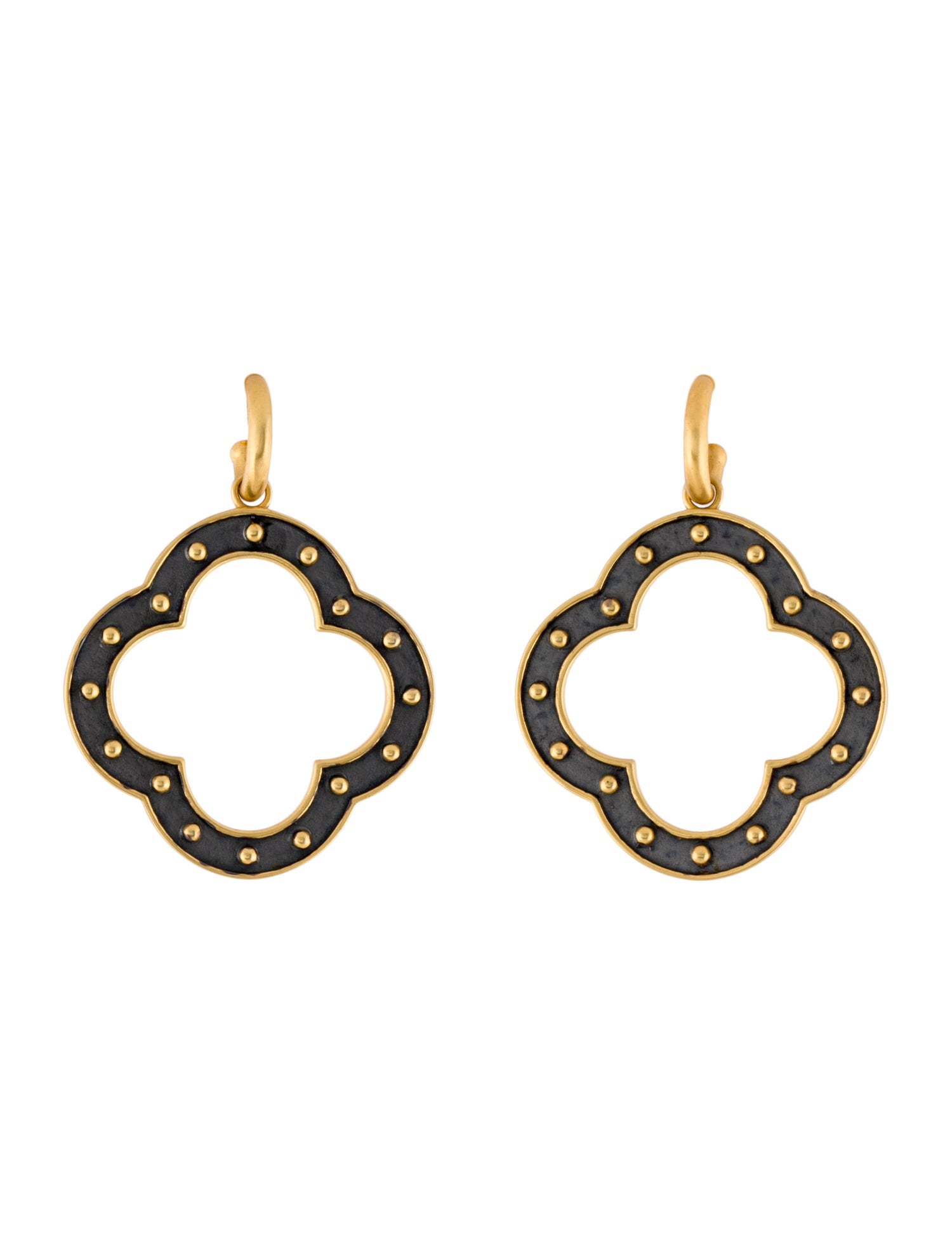 Julie Vos Two Tone Drop Earrings