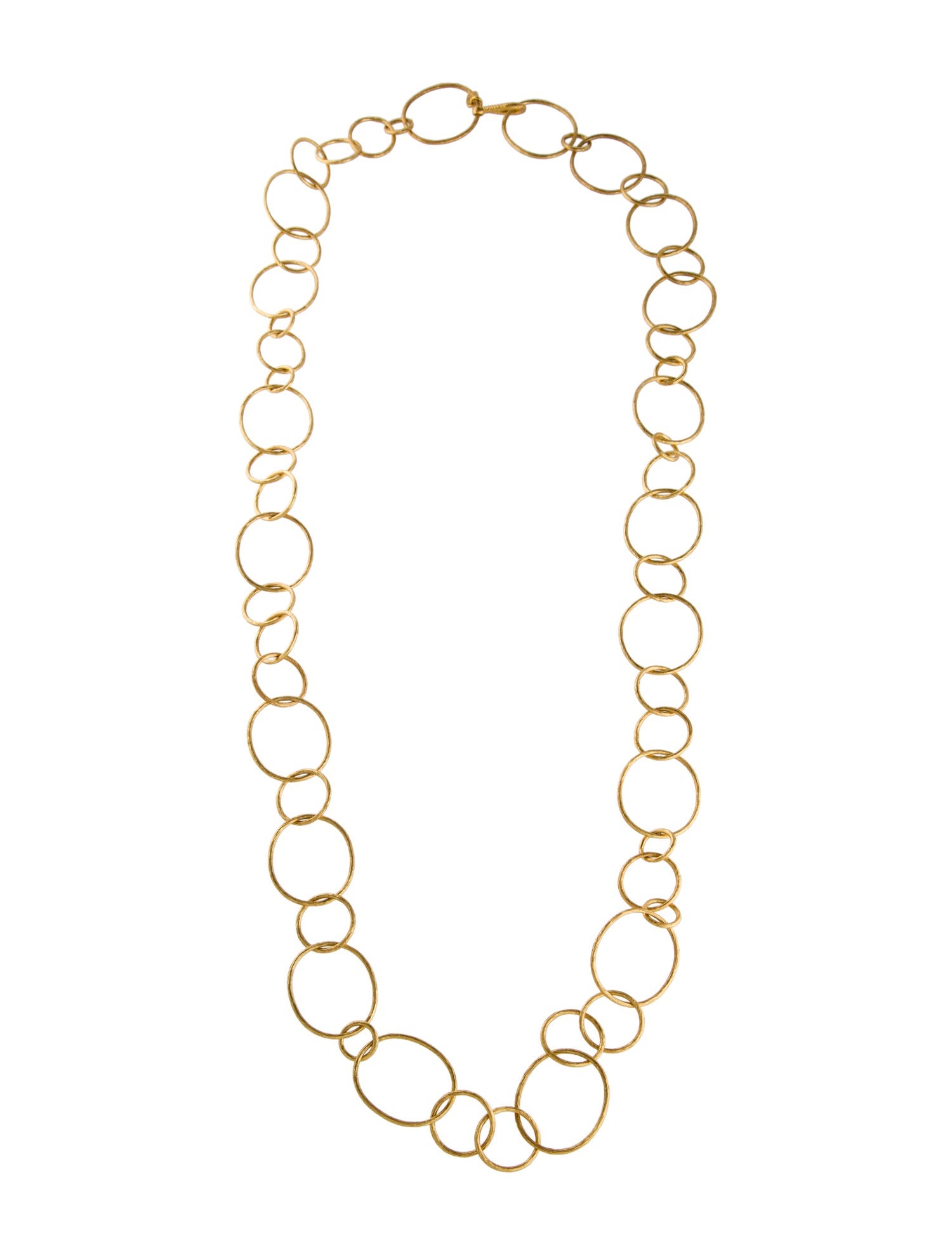Julie Vos Colette Textured Chain Necklace