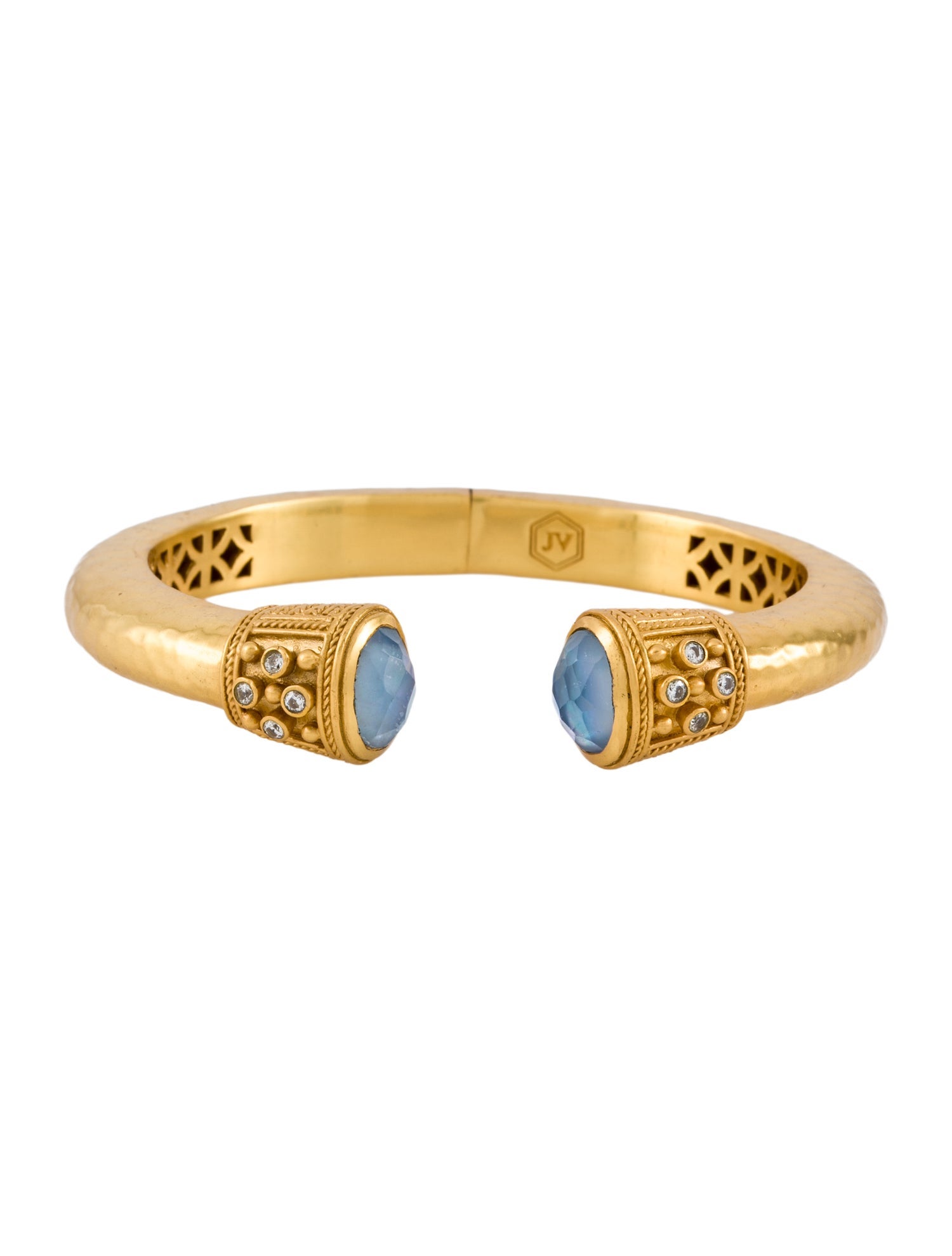 Julie Vos Stone & Crystal Cuff Bracelet
