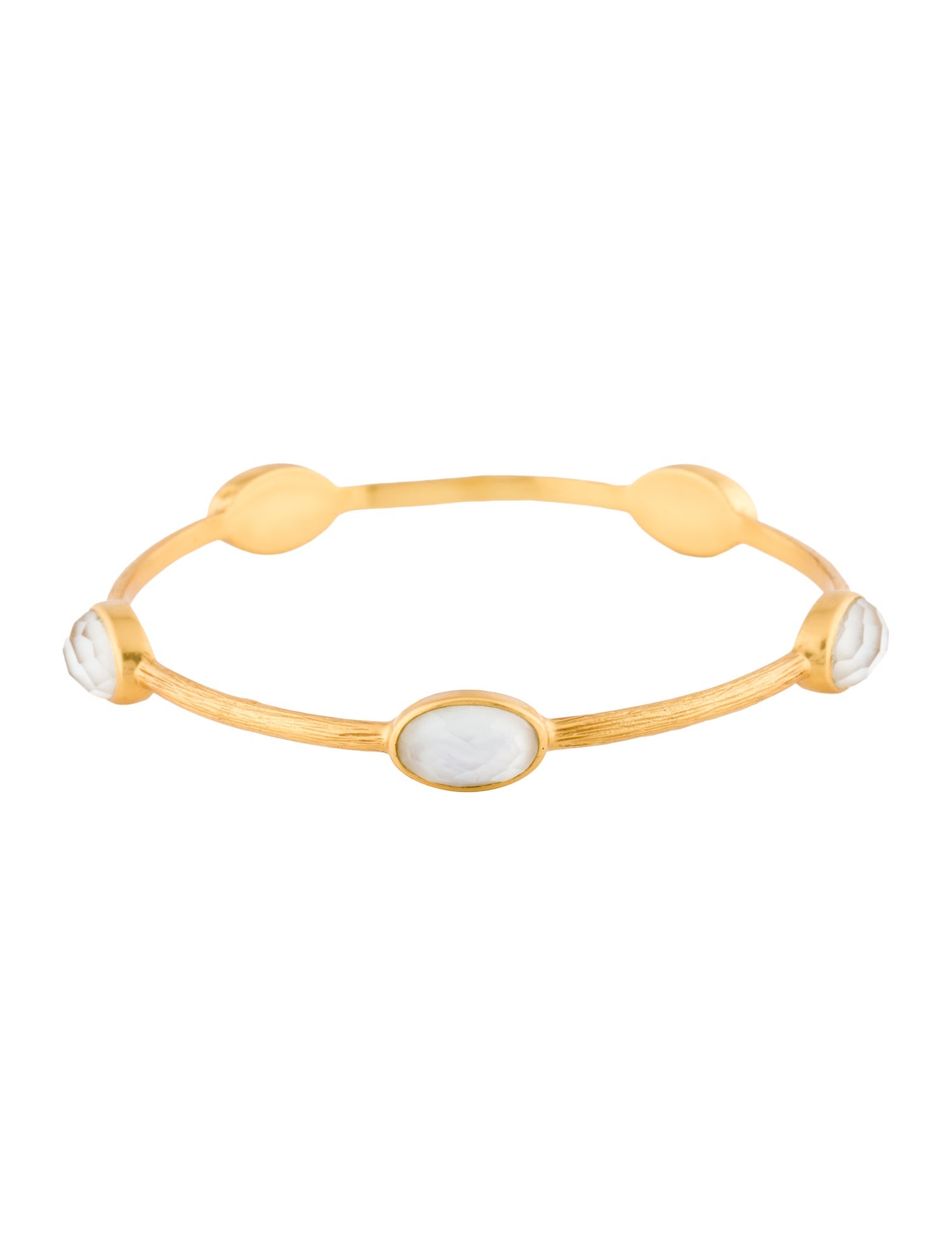 Julie Vos Mother of Pearl Bangle Bracelet