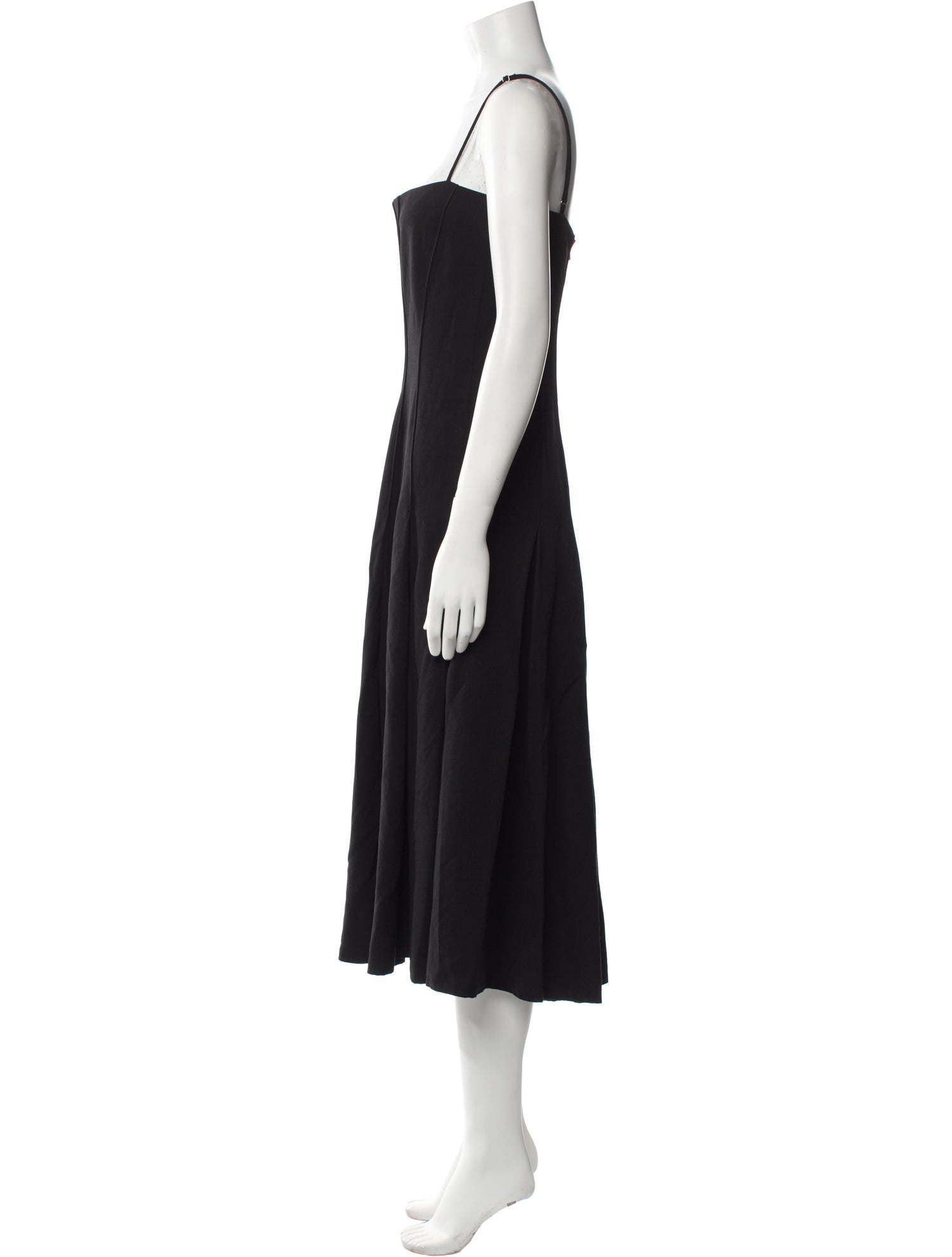 Liberowe Square Neckline Knee-Length Dress