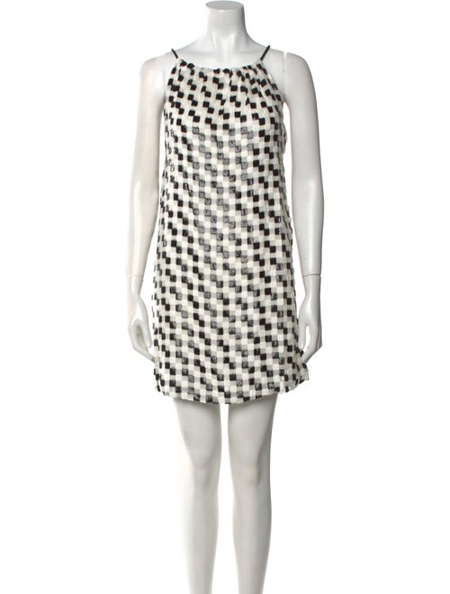 Liberowe Plaid Print Knee-Length Dress