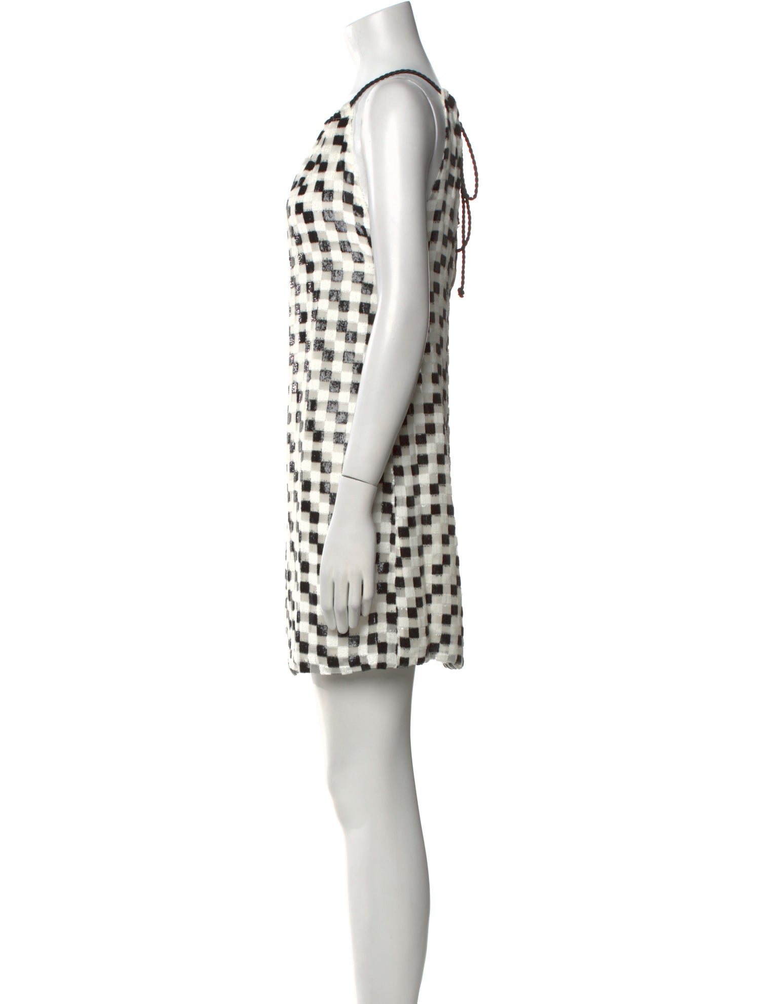 Liberowe Plaid Print Knee-Length Dress