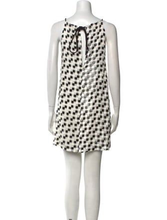 Liberowe Plaid Print Knee-Length Dress