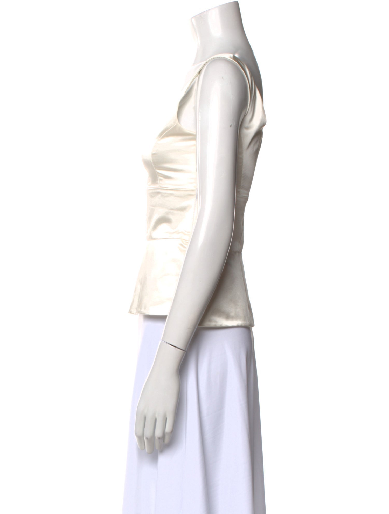 Liberowe Silk Square Neckline Top