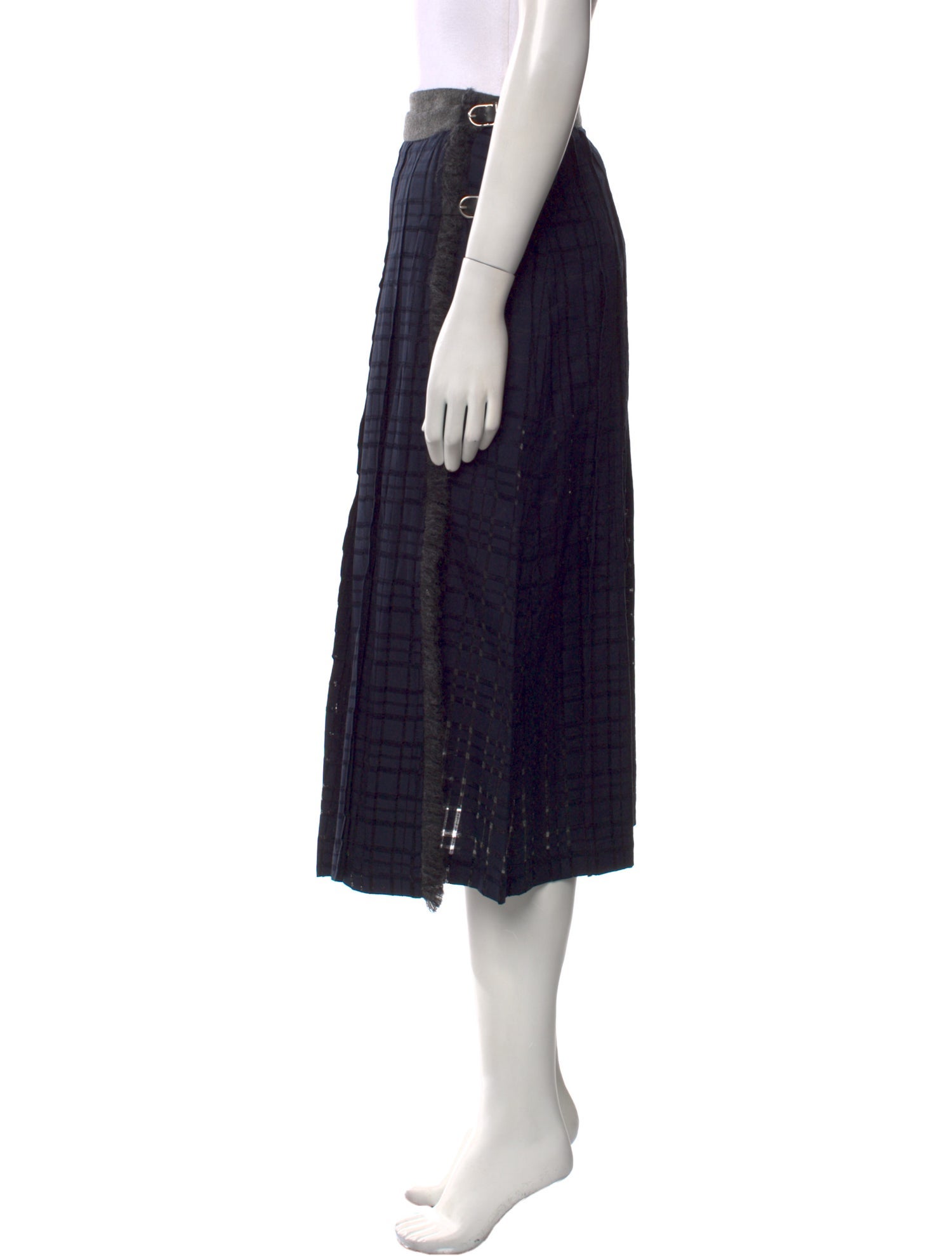 Durazzi Milano Merino Wool Midi Length Skirt w/ Tags