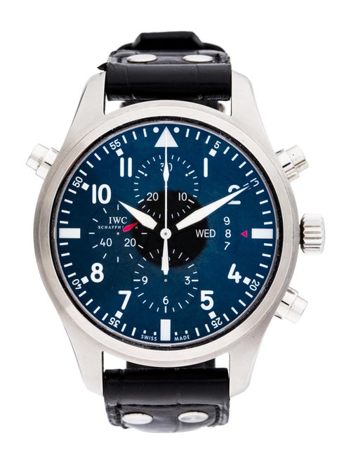 IWC Double Chronograph Pilot Watch black