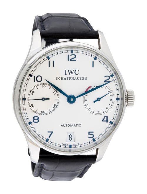 IWC Portuguese 7 Day Watch Silver