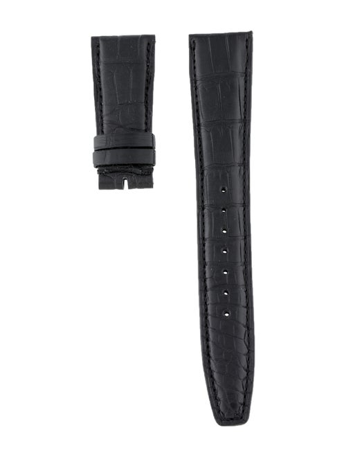 IWC 22mm Alligator Watch Strap Black